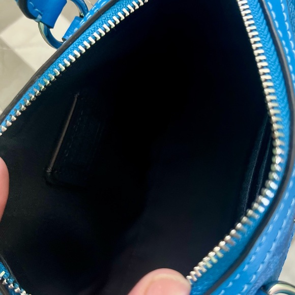 Coach Vibrant Blue Mini Bag - Picture 11 of 13